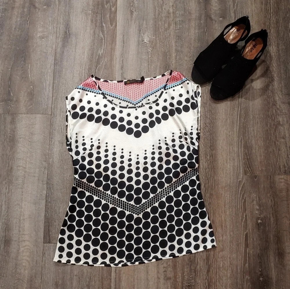 Outback Red Spotted Dress Top